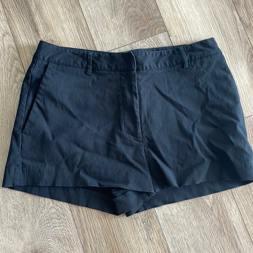 Express black stretch shorts